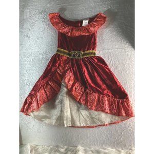 Disney Princess Elena of Avalor Red Dress Jakks Costume Girls 4-6X,LVM144